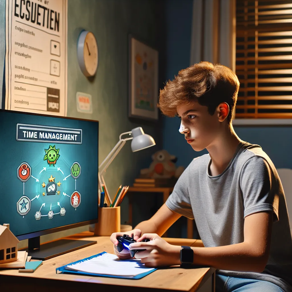 청소년이 온라인 게임에서 배우는 시간 관리와 자기 조절 능력